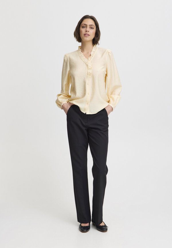 IHLaya - Button-down blouse - almond milk4