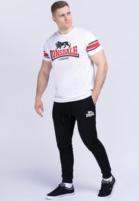 Lonsdale Marškinėliai su spaudiniu - white black red