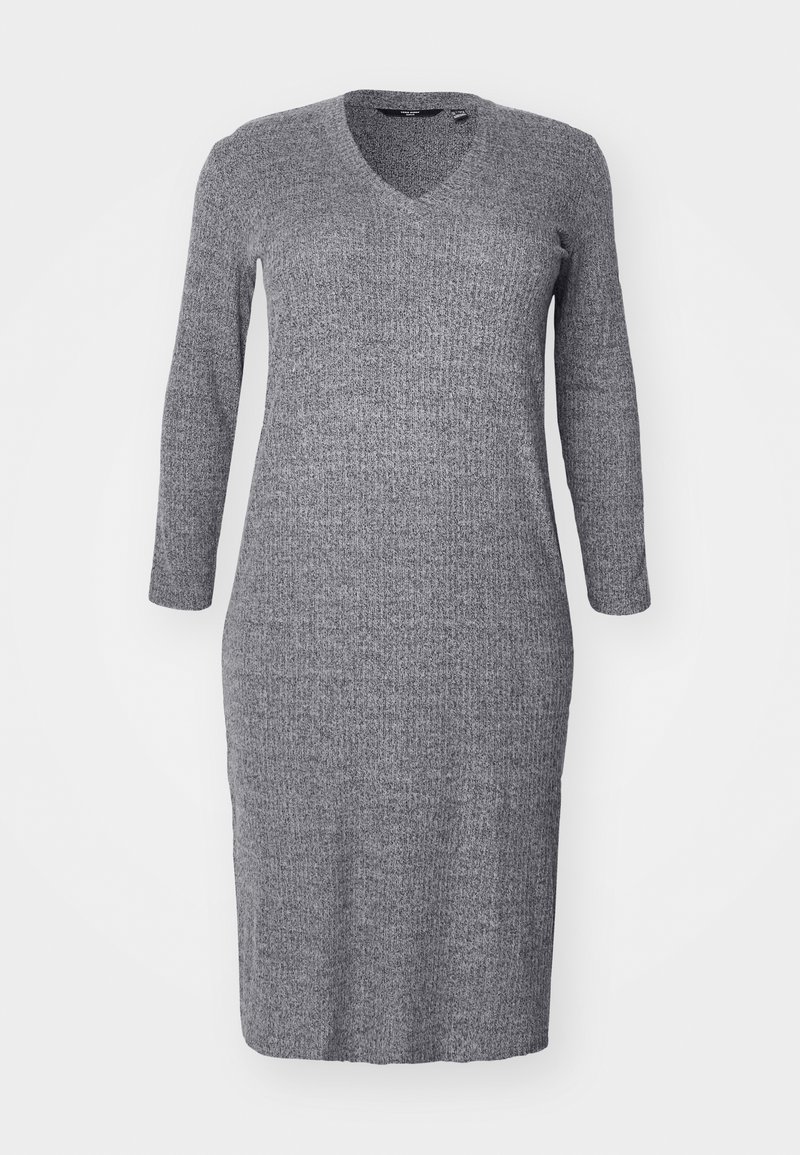 Vero Moda Curve Gebreide jurk donkergrijs gemêleerd Vero Moda Curve Gebreide jurk donkergrijs gemêleerd