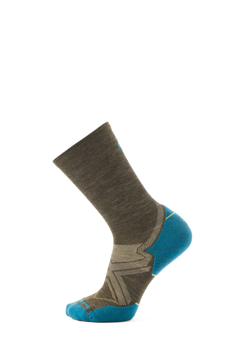 Smartwool RUN TARGETED CUSHION COLD WEATHER CREW - Träningssockor - military olive