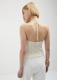 Calliope A TRECCE - Top - bianco
