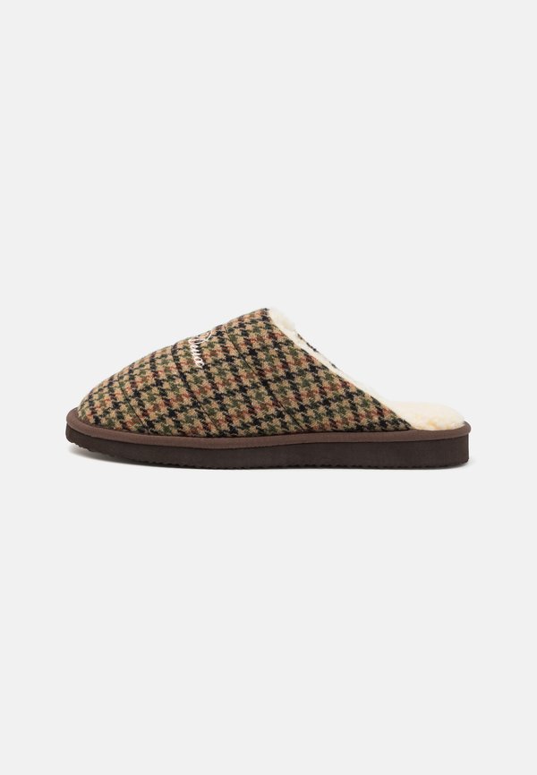 TRUMAN HOUNDSTOOTH PADDED - Hausschuh - sand