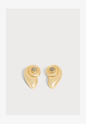 LUV AJ, THE PALMA SHELL STUDS - Обеци - gold-coloured