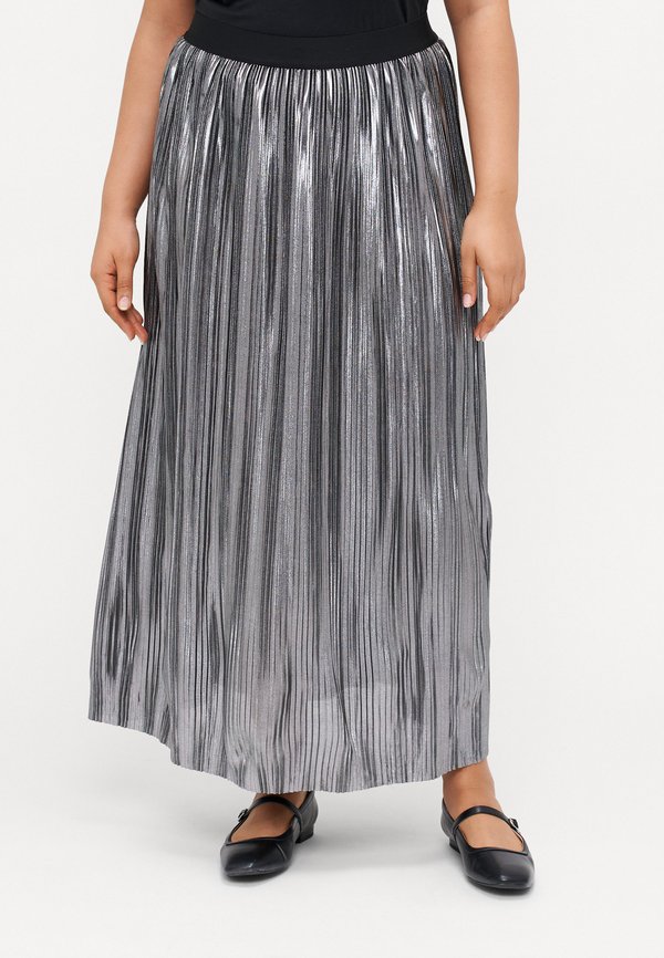 CARSHIVER PLISSE SKIRT - Pleated skirt - silver