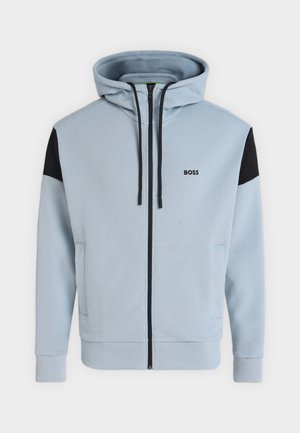 BOSS, UNION SAGGY - Sweat zippé - dark grey
