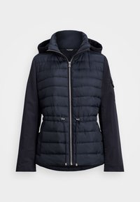 QUILTED FUNNELNECK PUFFER JACKET - Veste mi-saison - navy