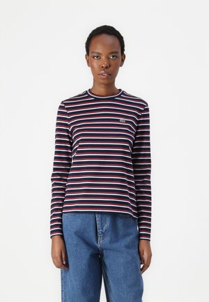 Long sleeved top - navy blue/grenadine