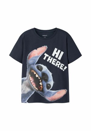 Name it, TOP STITCH - Print T-shirt - navy blazer