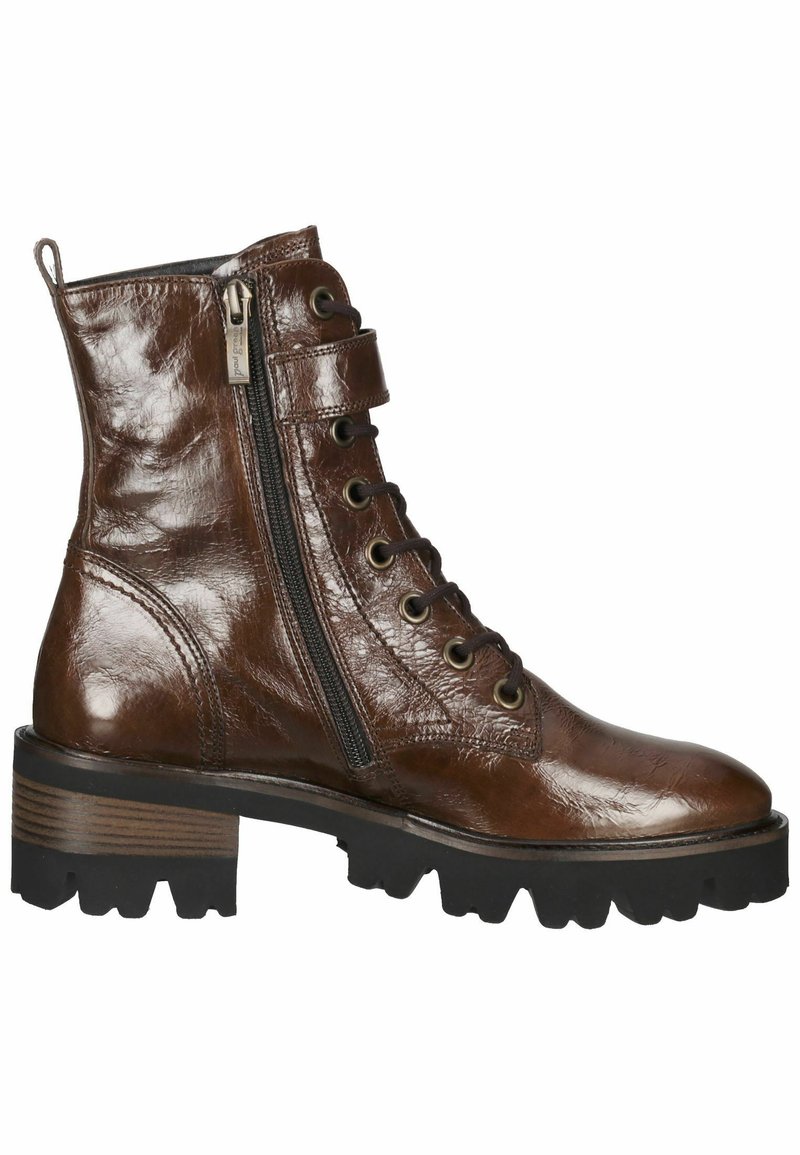 Damen Ankle Boots | Paul Green Cowboy-/Bikerstiefelette braun - BM30050 Damen Ankle Boots | Paul Green Cowboy-/Bikerstiefelette braun - BM30050