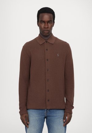LONG SLEEVE  - Gilet - dark roast melange