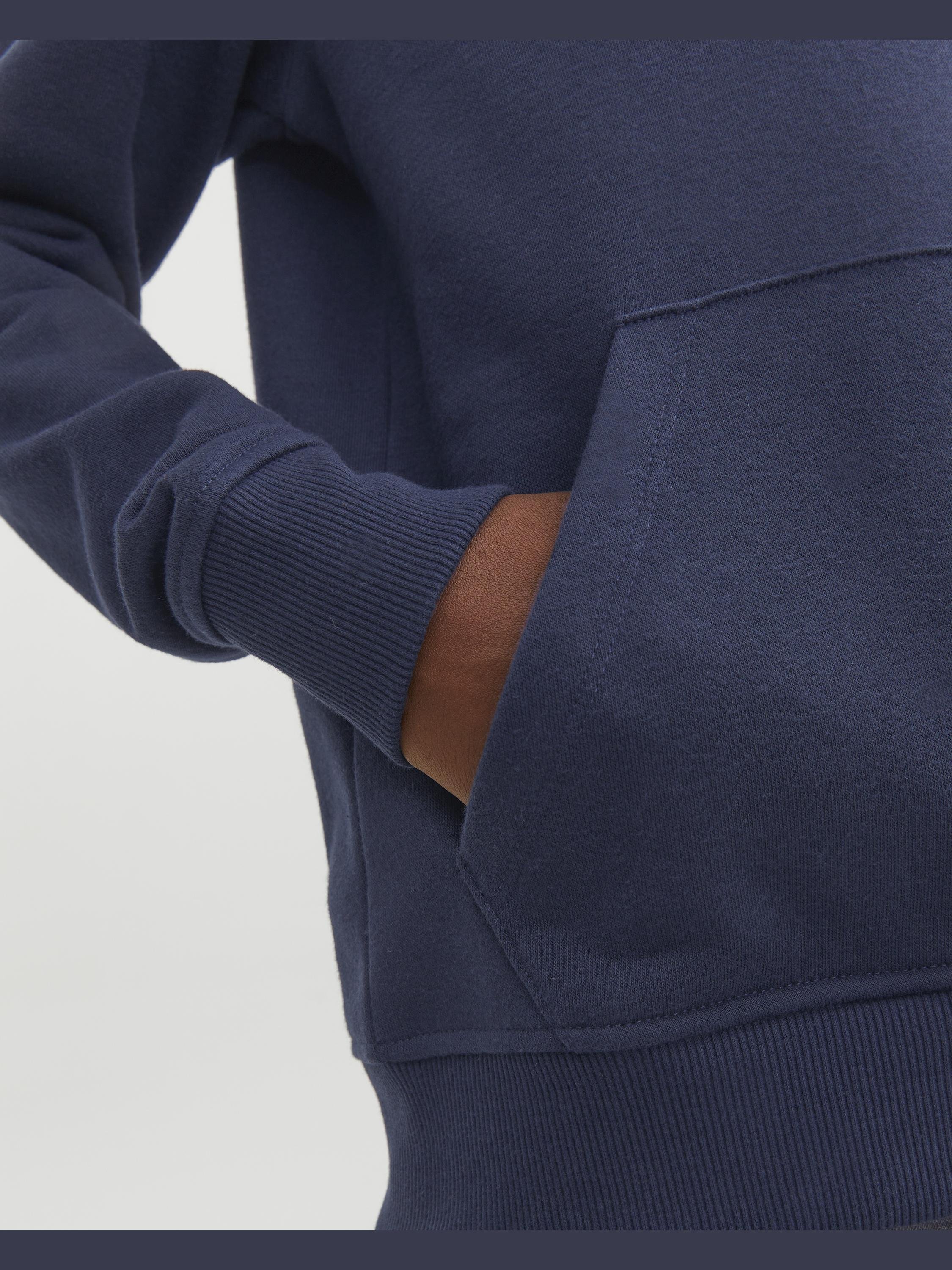 JACK&JONES JUNIOR Jjnolan Kapuzenpullover Für Jungen - Ungebürsteter Sweat Hoodie