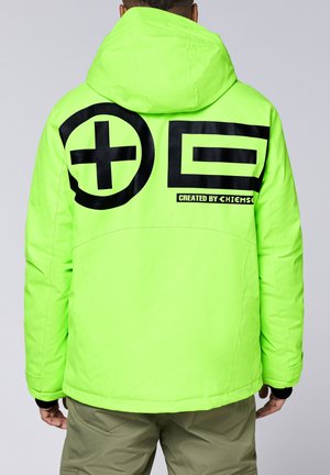 Chiemsee MIT BACKPRINT - Snowboardjacke - green gecko