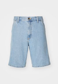 SINGLE KNEE - Jeansshorts - blue heavy stone
