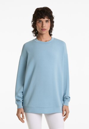 LONG SOFT-TOUCH - Sweatshirt - blue