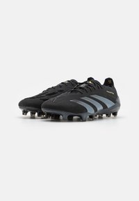 adidas Performance PREDATOR ELITE FIRM GROUND - Scarpe da calcio per terreni duri - core black/carbon/gold metallic