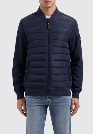 REGULAR FIT PADDED  - Bomber Jacket - navy