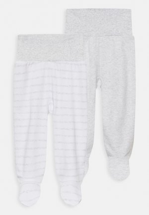 2 PACK UNISEX - Leggings - Trousers - light grey