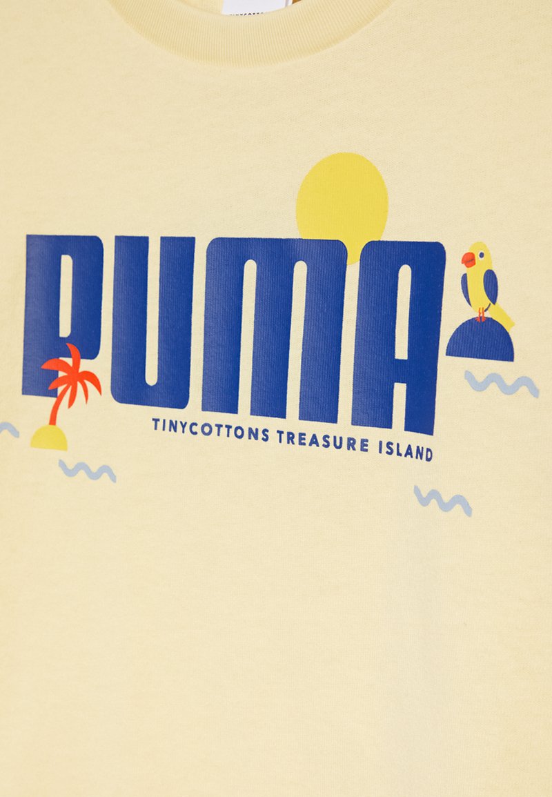 Kinder Shirts | Puma PUMA TINY COLORBLOCK TEE UNISEX T-Shirt print anise flower/hellgelb - BY59450 Kinder Shirts | Puma PUMA TINY COLORBLOCK TEE UNISEX T-Shirt print anise flower/hellgelb - BY59450