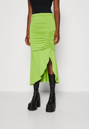 WAL G. CARMEN MIDI SKIRT - Pencil φούστα - olive green