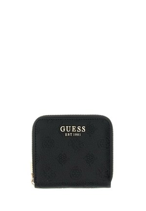 Guess, ELLA LOGO SLG SMALL ZIP AROUND - Portafoglio - black logo