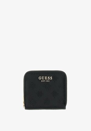 Guess, ELLA LOGO SLG SMALL ZIP AROUND - Portafoglio - black logo