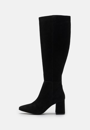 Overknee laarzen - black