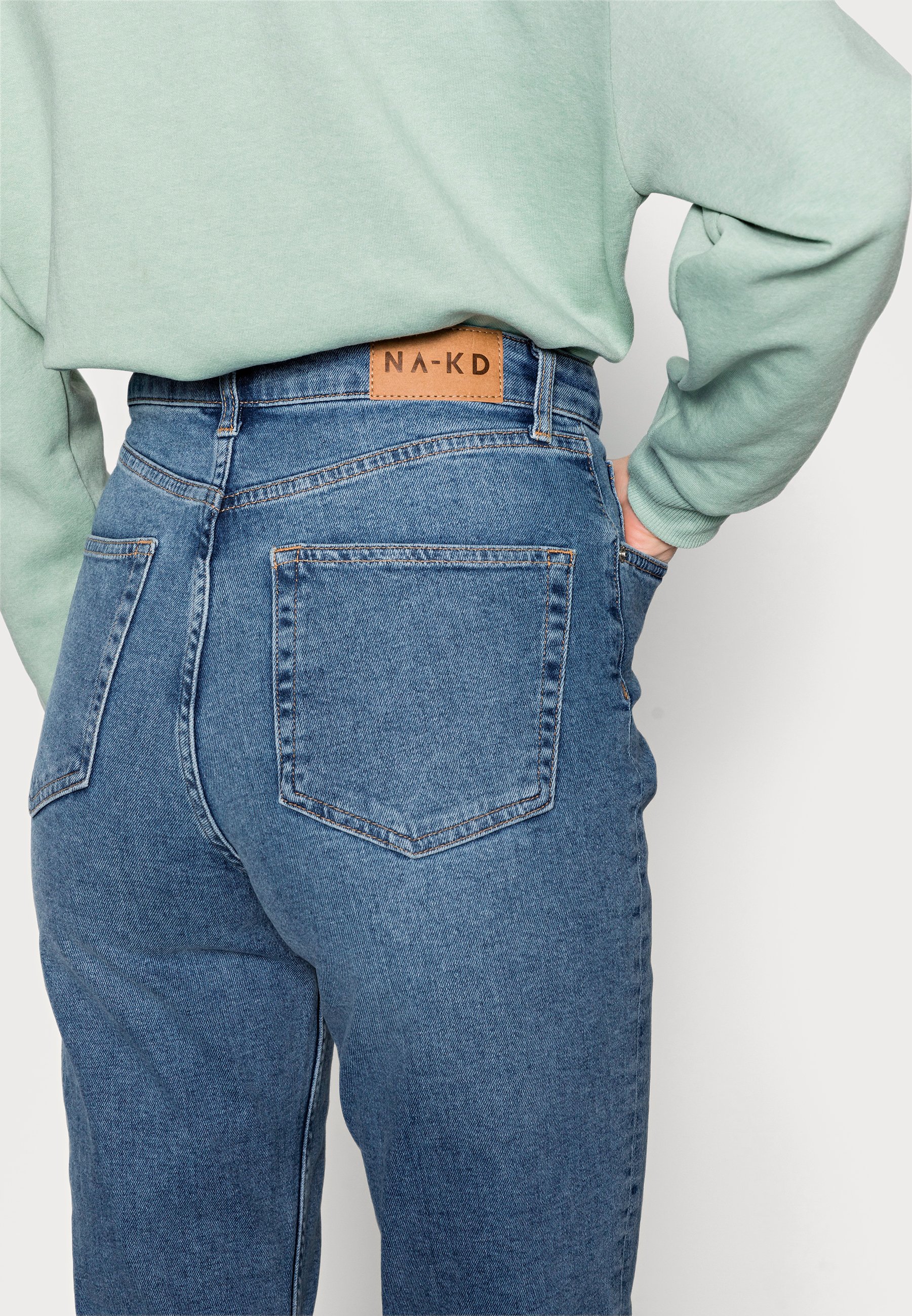 NA-KD Tall MOM - Relaxed fit jeans - light blued/light blue - Zalando.ie