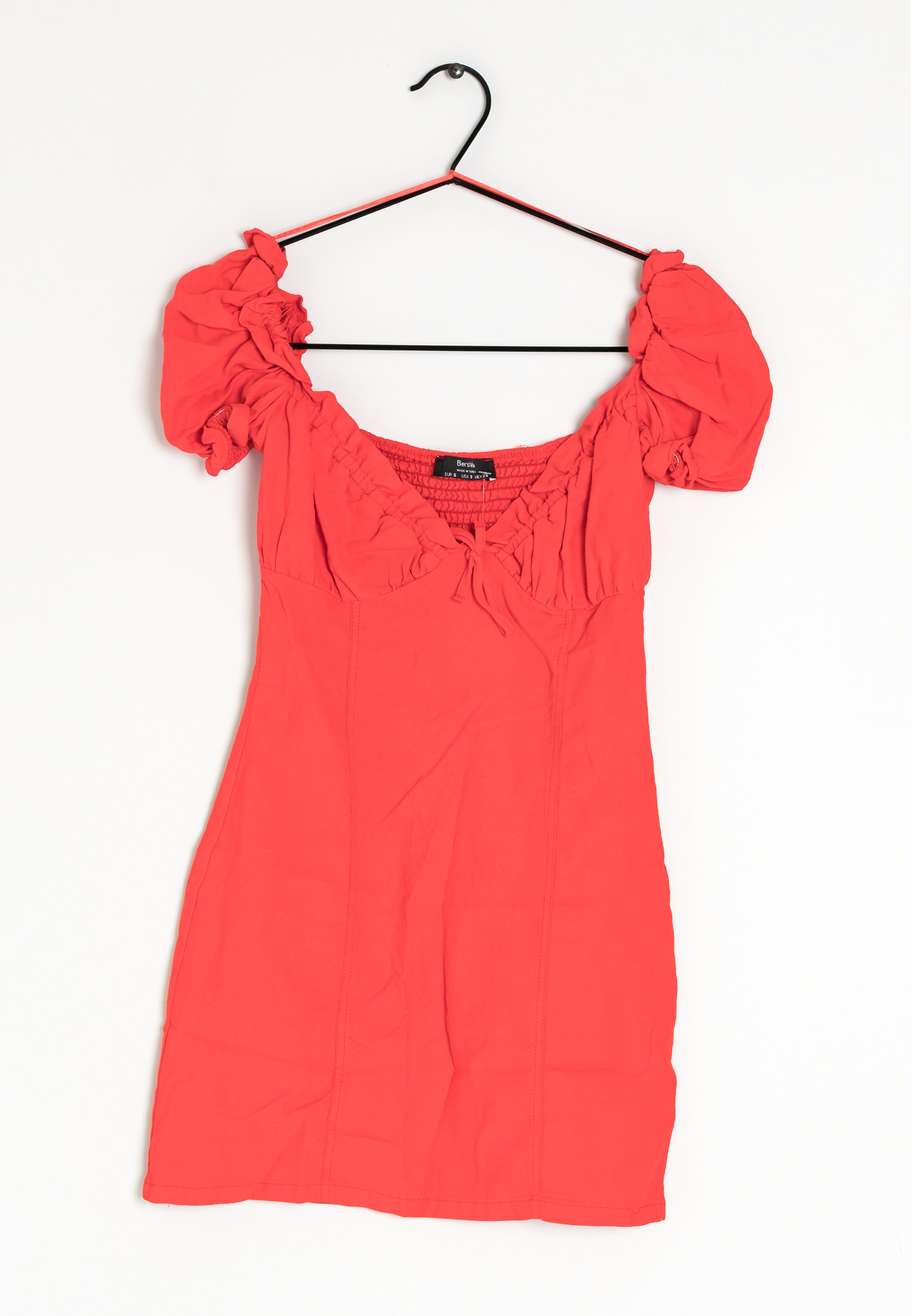 Bershka Robe de jour orange (Seconde main) ZALANDO