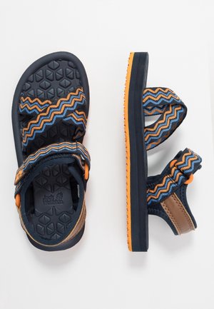 ZULU - Vaellussandaalit - blue/orange