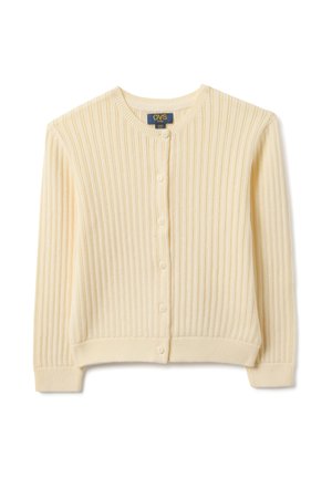 WITH REGULAR FIT - Cardigan - cream white