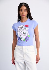 Obey Clothing CARNATION KITTENS - T-shirts print - hydrangea