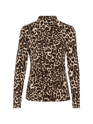 Cream Leopard - Blouse - big animal spots