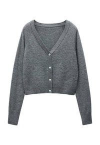 LINITO - Cardigan - mottled dark grey