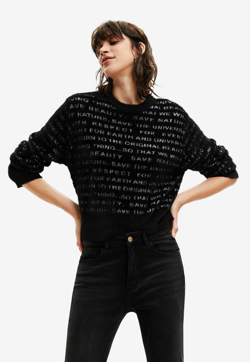 Desigual LUKA - Jersey de punto - black/negro