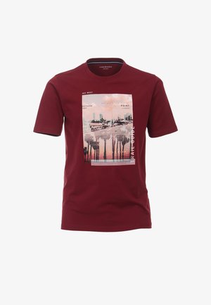 CASAMODA Triko s potiskem - dark red
