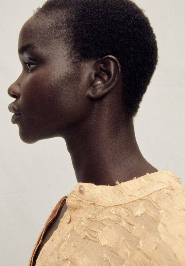 LITA - Button-down blouse - ochre4