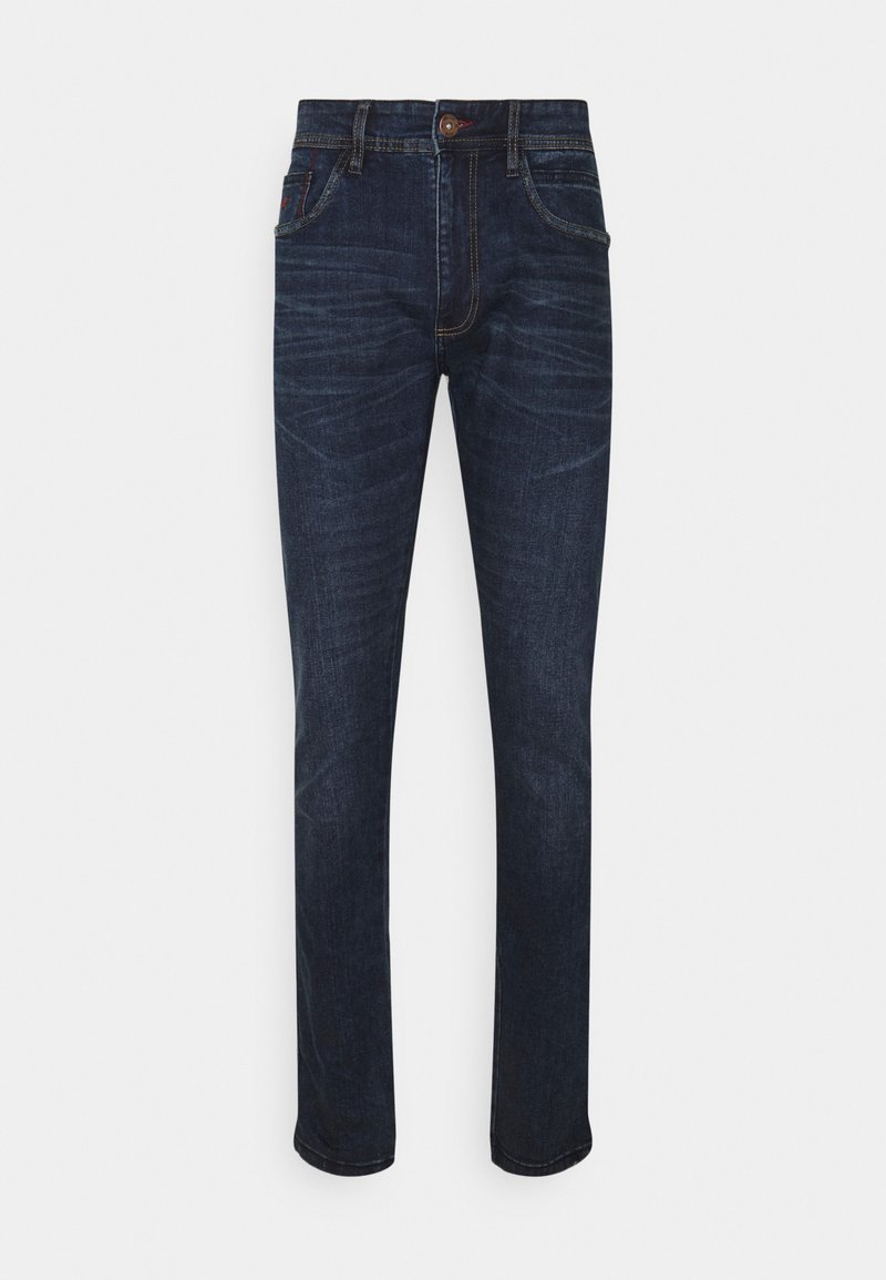 INDICODE JEANS Slim fit jeans donkerblauw denim