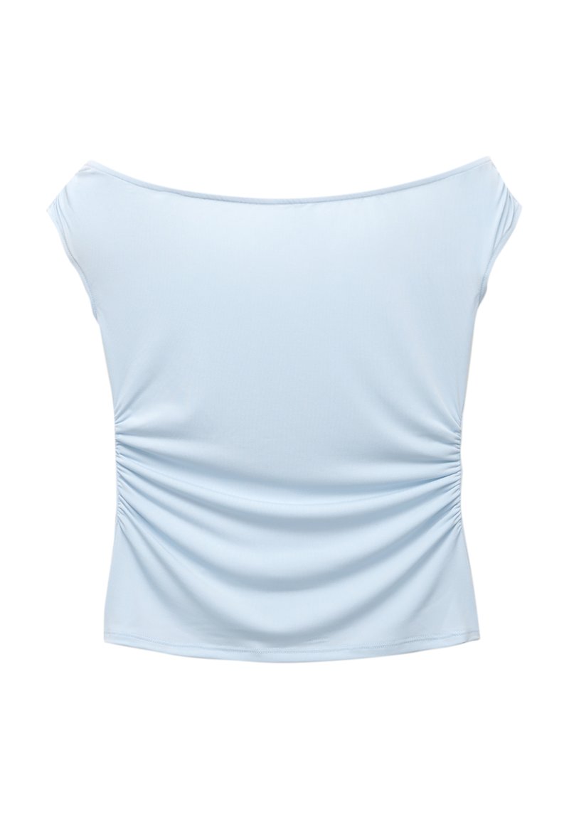 PULL&BEAR T-shirt print lichtblauw