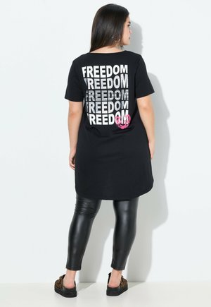 A-LINIE GROSSES RÜCKEN-STATEMENT - Print T-shirt - black