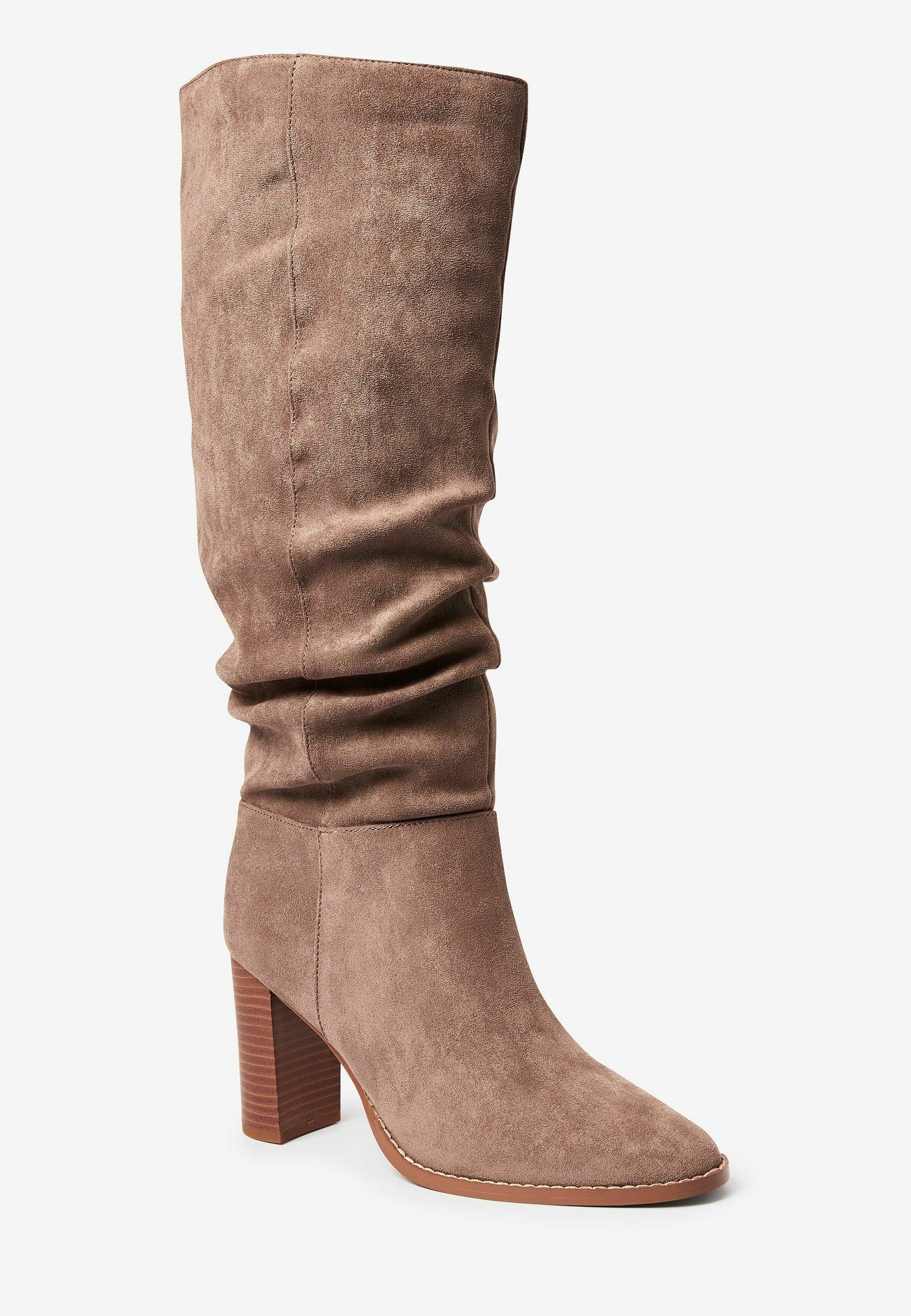 Next FOREVER COMFORT KNEE HIGH SLOUCH - Laarzen met hoge hak - taupe/okergeel  - Zalando.nl