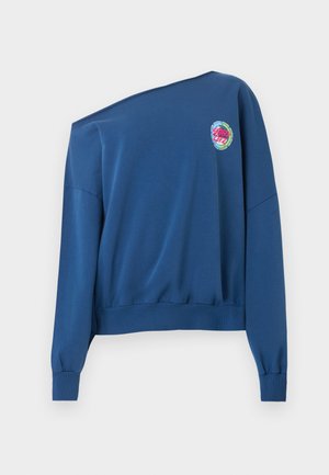 MAIK OFF SHOULDER - Sweatshirt - blue