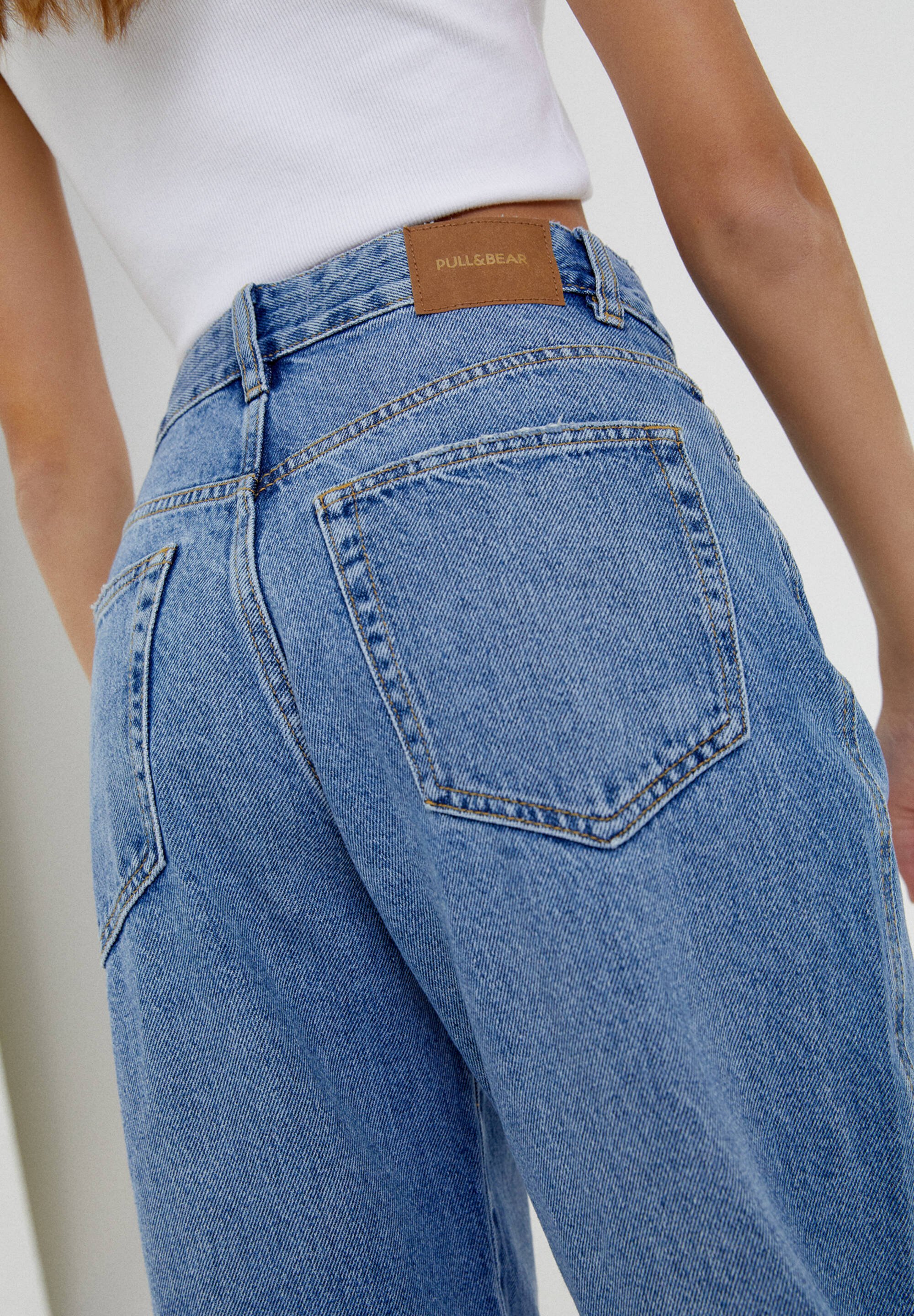 PULL\u0026BEAR MIT HOHEM BUND - Straight leg 