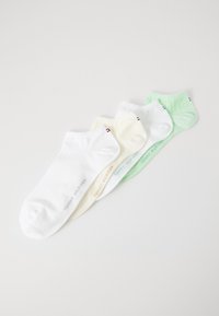 WOMEN SNEAKER STRUCTURE 4 PACK - Meias - green/yellow