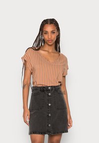 JDY JDYSTARR LIFE V NECK   - Blusa - lion/sandshell