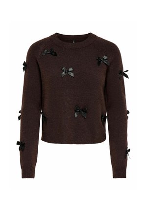 ONLY, ONLY STRICKPULLOVER ONLNOELLE STRICKPULLOVER - Pullover - chocolate torte