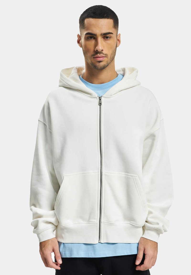 DEF - ZIP HOODY - Užtrauktuku užsegamas treningas - offwhite, Padidinti