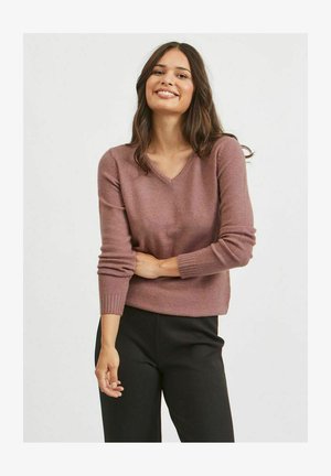 Maglione Donna Vila Viril L/S Con Collo Alto E Mezza Zip - Maglia Elegante E Comoda