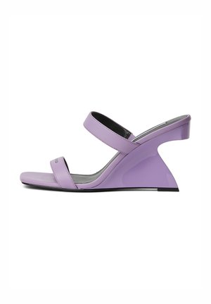 KARL LAGERFELD JEANS - Heeled mules - lilac