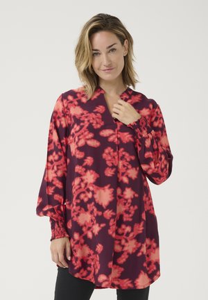 KAMAGGI V-NOTCH NECK  - Tunika - red tone graphic print