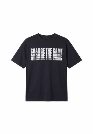 Project X Paris, T-SHIRT ILLUSION - T-shirt print - noir   blanc